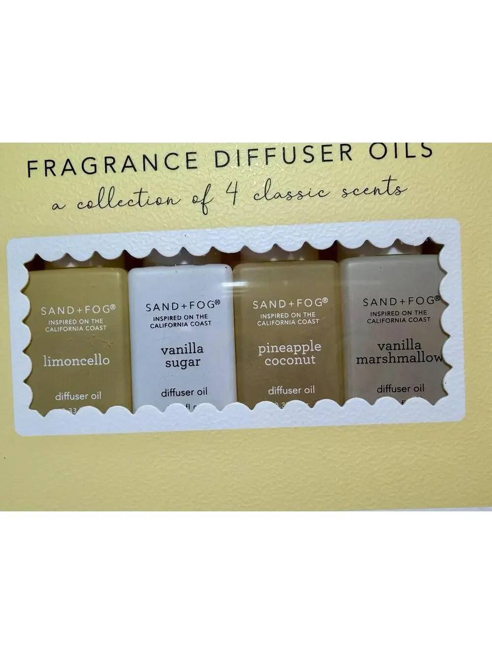 Sand + Fog Fragrance Diffuser Oils Gift Set Limoncello Vanilla Sugar NEW